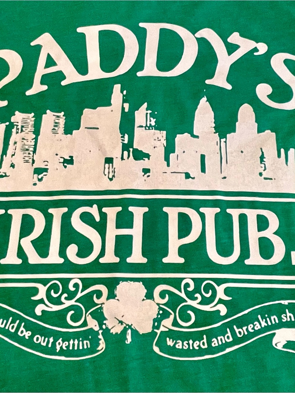 HOMAGE Green Kids 'Irish Pub' Graphic Tee